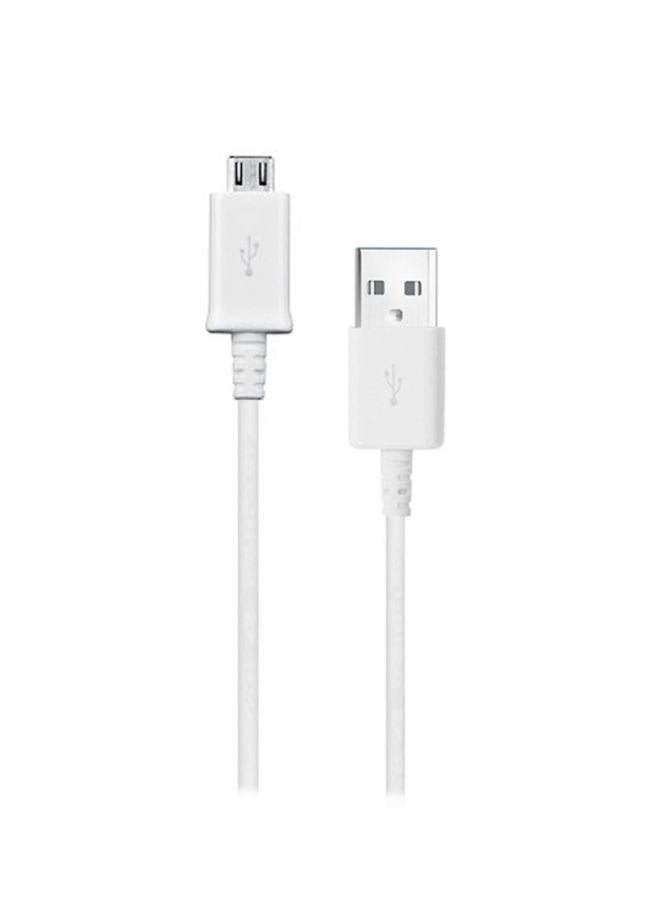 كابل شحن ومزامنة بيانات بمنفذ Micro USB أبيض - Image 2