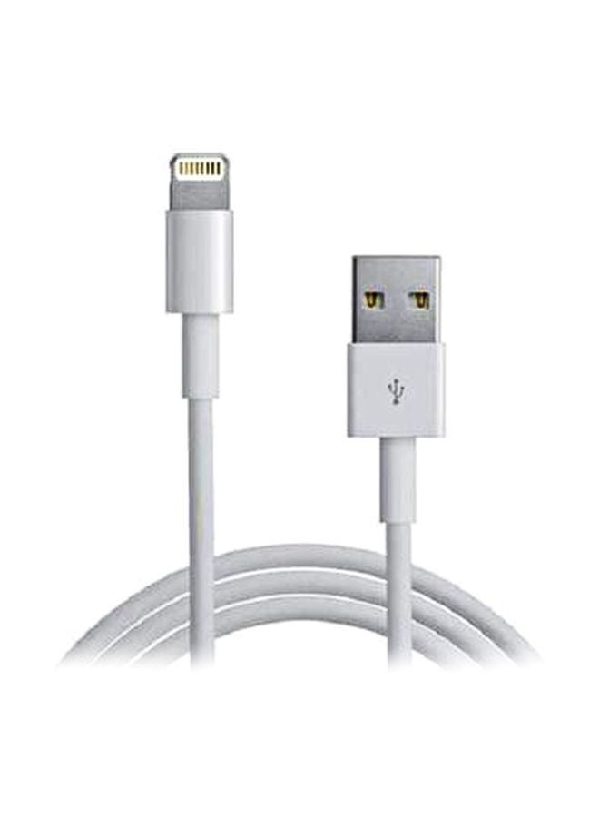 كابل شحن بمنفذ Lightning أبيض