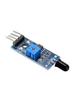 Arduino 4 Pin IR Flame Sensor Module Blue/Black/Silver 