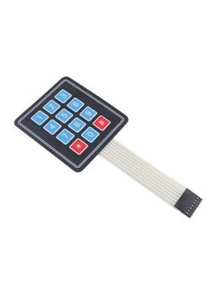 Arduino 4x3 Matrix Membrane Keypad Black/Blue/Silver  - Image 2