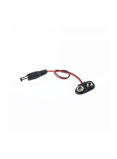 Arduino Male DC Plug With Battery Cap Red/Black  - Image 2