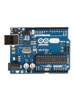 Arduino ATMega328 Microcontroller Connecting Board Blue/Black/Silver 