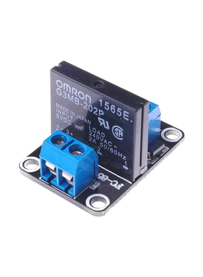 وحدة مرحلات بحالة ثابتة أسود/أزرق/أبيض - Image 1