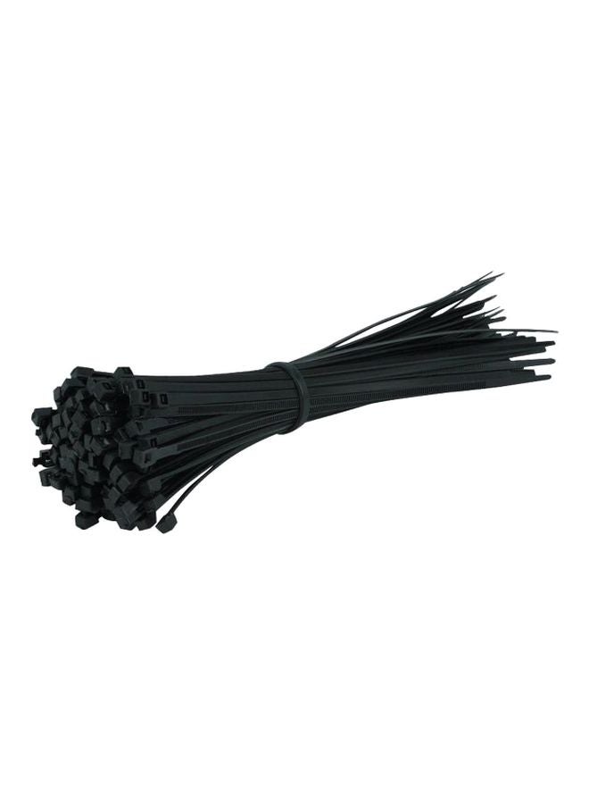 100-Piece Cable Tie Black 250mm 