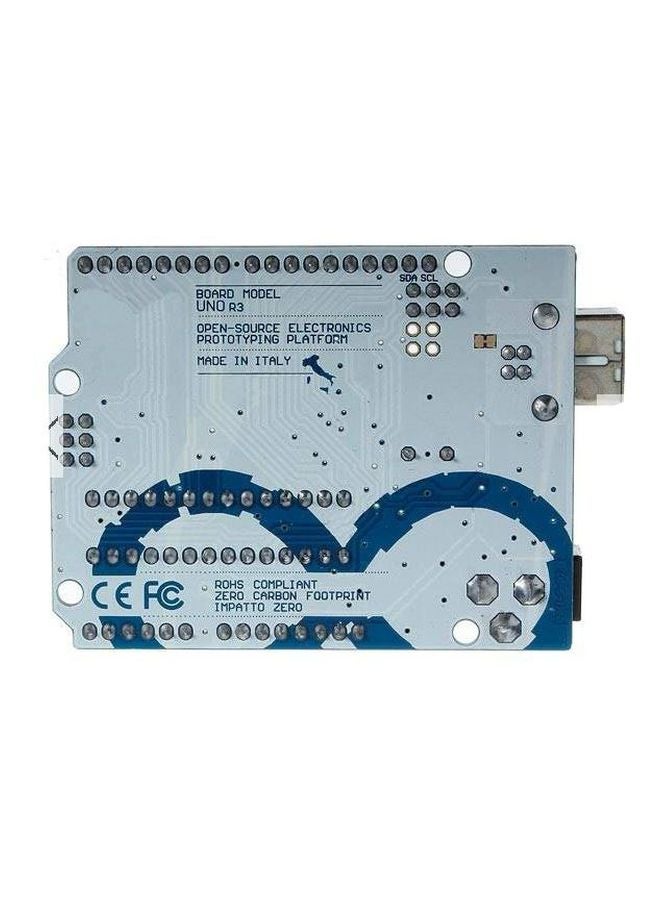 Arduino - UNO R3 Microcontroller Graphic Cards Silver/Blue - Image 1