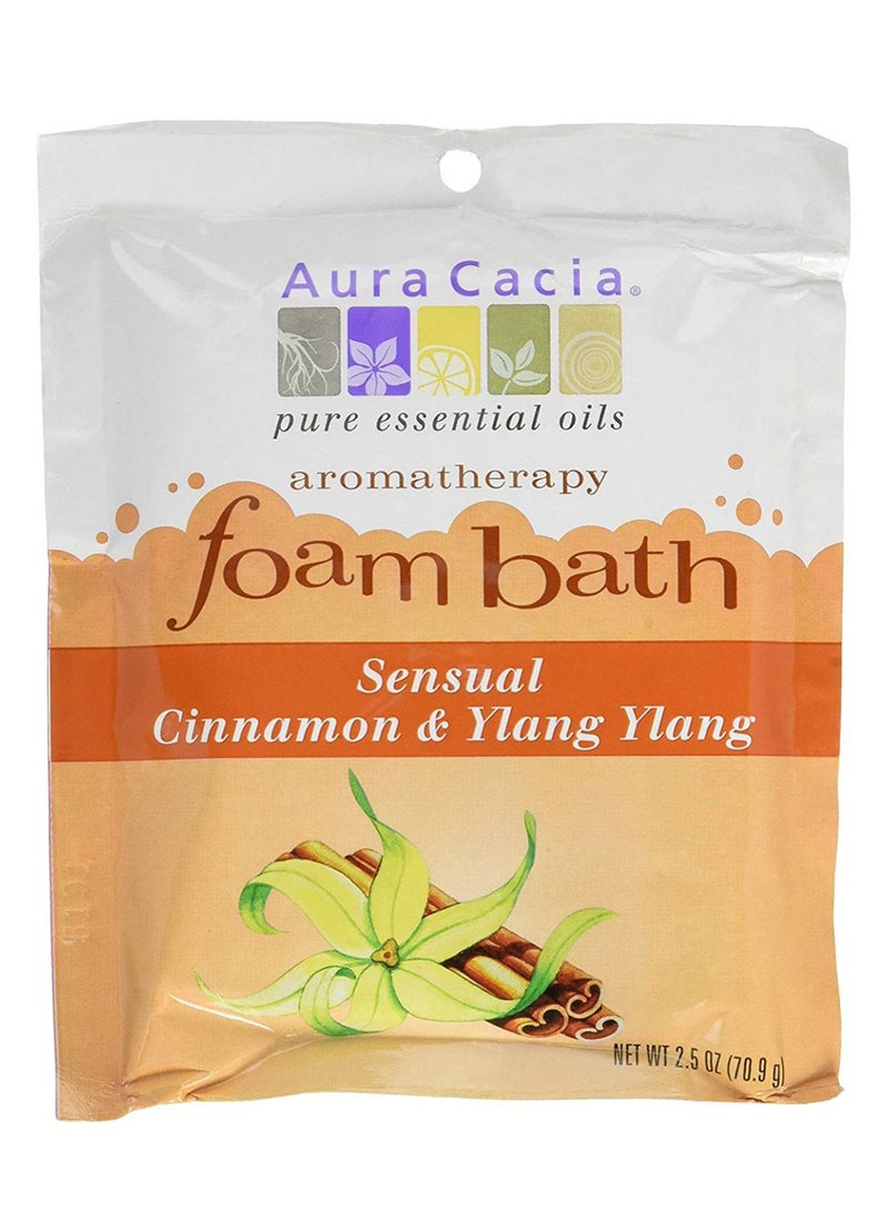 Aura Cacia Cinnamon And Ylang Ylang Aromatherapy Foam Bath