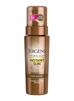 Jergens Natural Glow Instant Sun Self Tanner Deep Bronze  - Image 1
