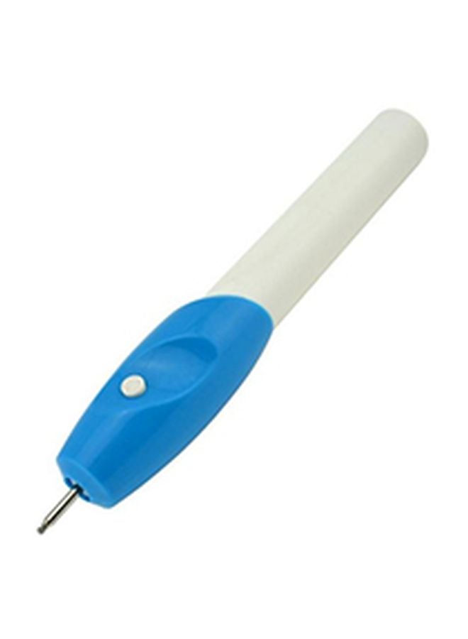 Generic Cordless Engraving Pen Blue/White 