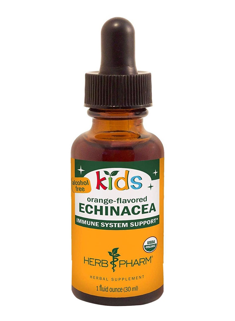 HERB PHARM Orange Flavored Echinacea Immune System Support 1 fl oz (30 ml)