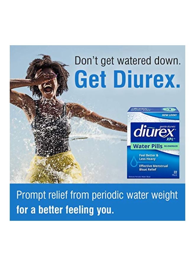 Diurex - Water Pill Dietary Supplement - 22 Pills - Image 1