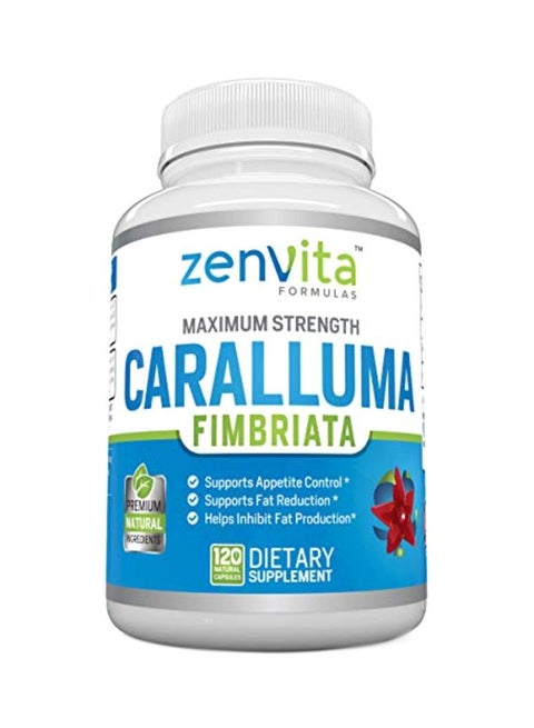 Maximum Strength Natural Supplement With Pure Caralluma Fimbriata Extract - 120 Caplets