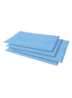 Haan 4-Piece Microfiber Steam Cleaning Pad Set Blue  - Image 1