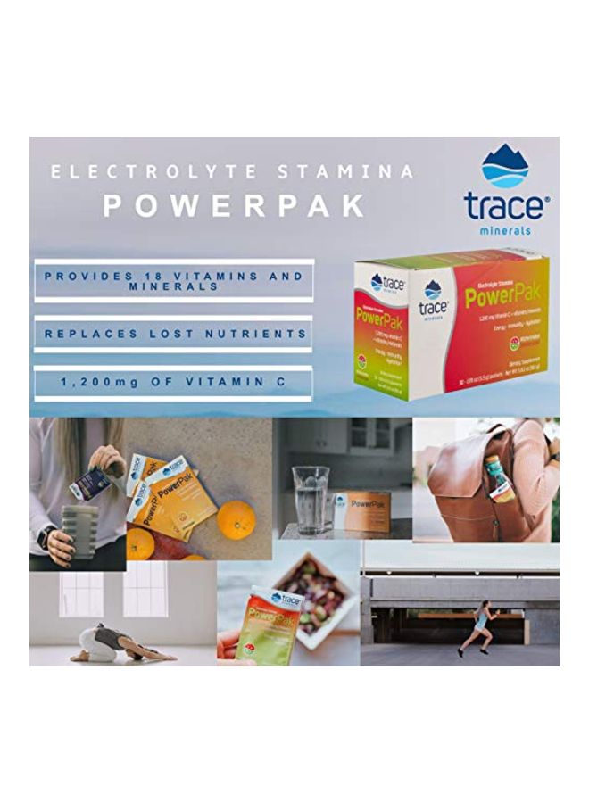 Trace Minerals Research Power Pak Dietary Supplement - Pom-Blueberry - 30 Count  - Image 3