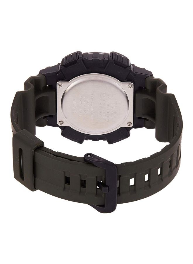 كاسيو ساعة يد رقمية وبعقارب مقاومة للماء طراز  AEQ-110W-3AVDF للرجال - Image 2