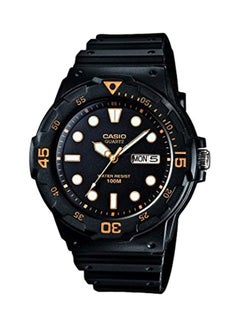 Men's Water Resistant Analog Watch MRW-200H-1EVDF - 42 mm - Black
