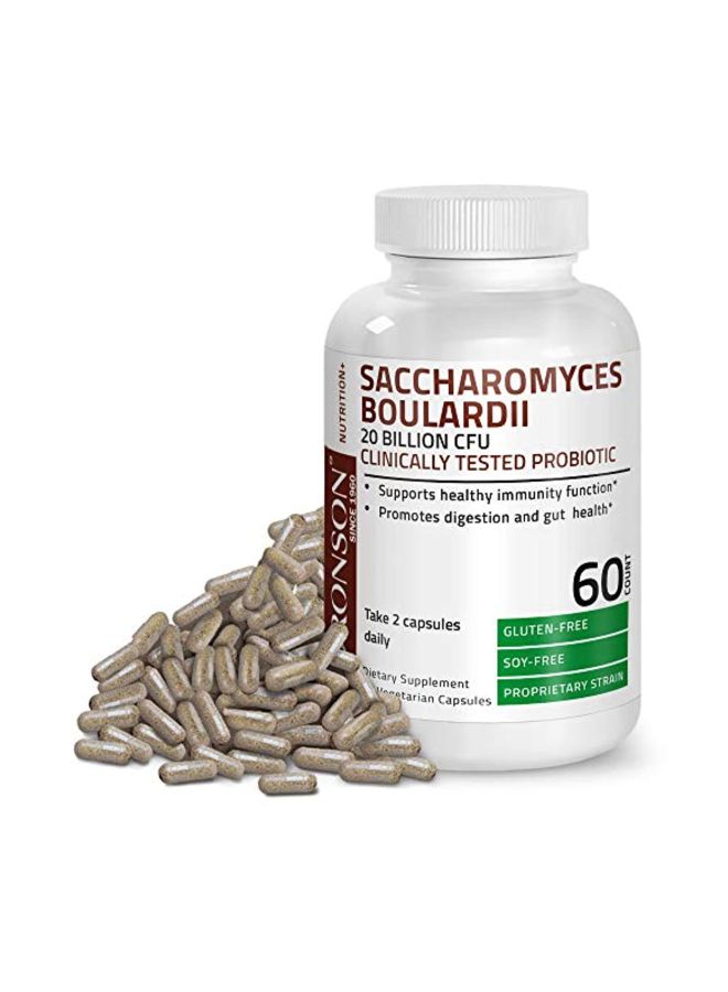 Bronson Saccharomyces Boulardii Probiotic Dietary Supplement - 60 Capsules - Image 5