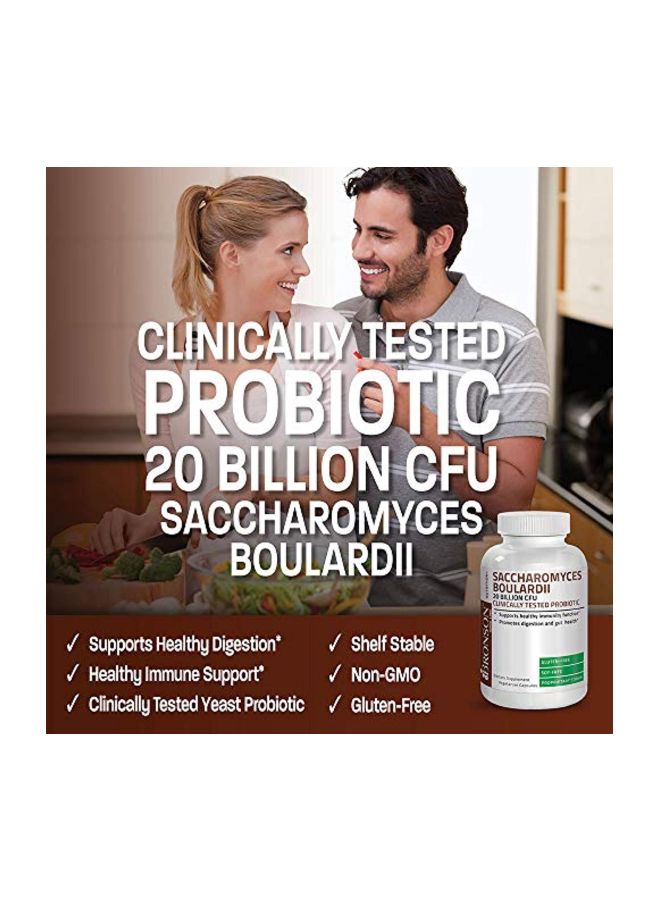 Bronson Saccharomyces Boulardii Probiotic Dietary Supplement - 60 Capsules - Image 3
