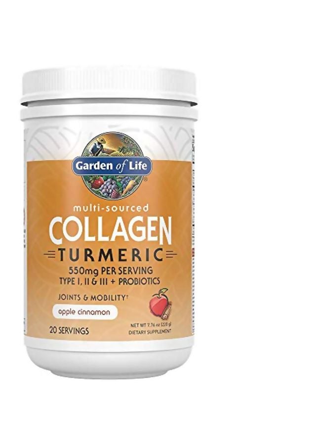 Garden of Life Collagen Turmeric Dietary Supplement - Apple Cinnamon - Image 1
