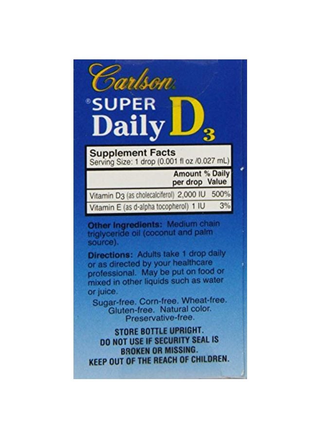 كارلسون مكمل غذائي سوبر ديلي دي 3، سائل - Image 3