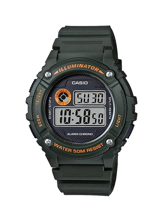 كاسيو ساعة يد رقمية شبابية طراز W-216H-3BVDF - Image 1