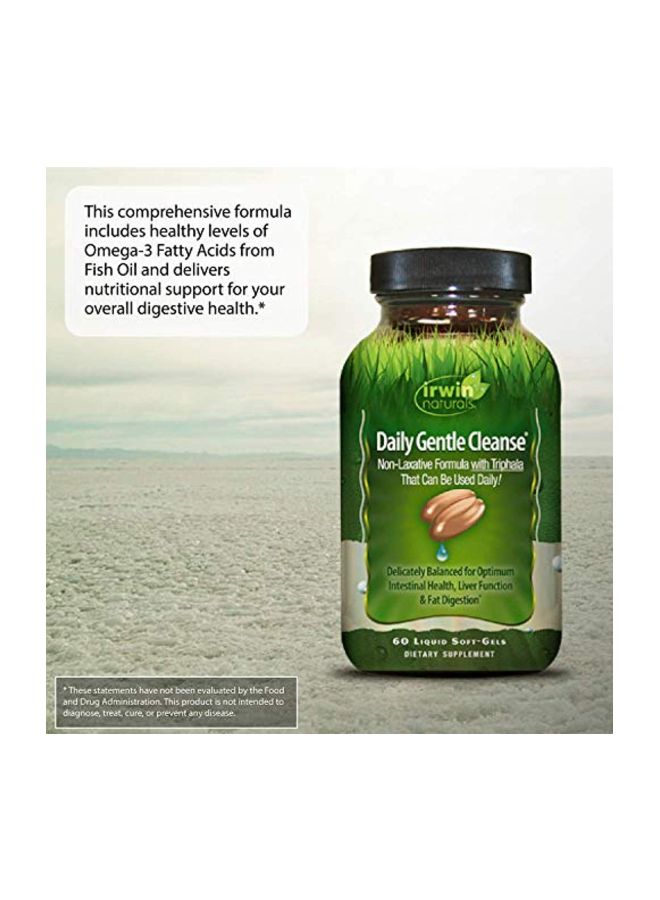 Irwin Naturals Daily Gentle Cleanse Triphala Dietary Supplement - 60 Liquid Softgels  - Image 5