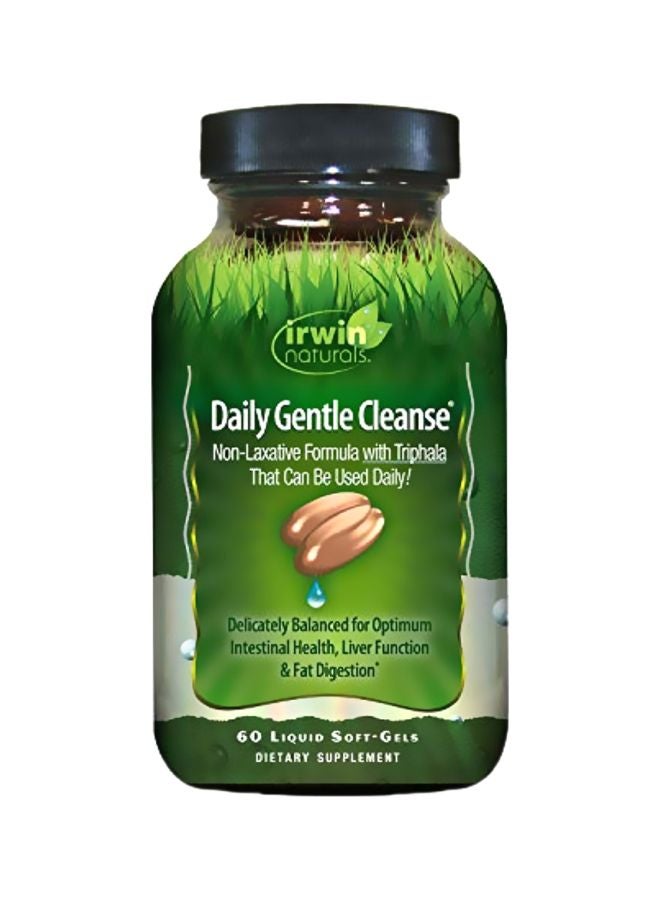Irwin Naturals Daily Gentle Cleanse Triphala Dietary Supplement - 60 Liquid Softgels  - Image 1