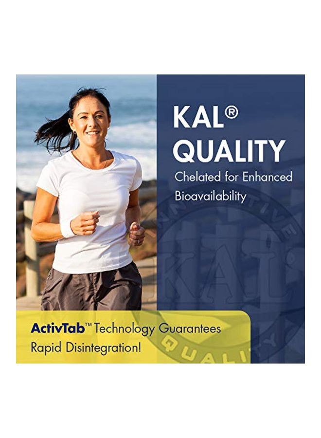 KAL - Magnesium Malate 400 Dietary Supplement - 90 Tablets - Image 1