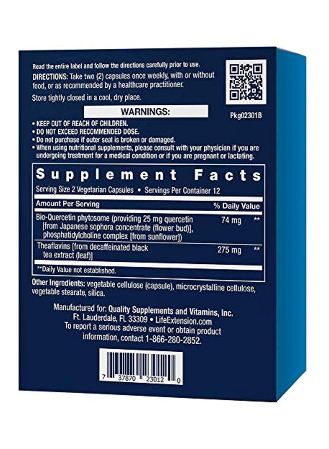 Life Extension Senolytic Activator Dietary Supplement - 24 Vegetarian Capsules - Image 3