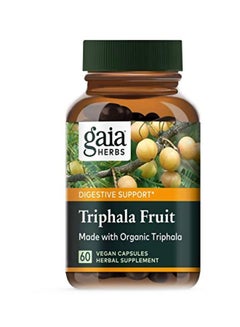 Gaia Herbs Triphala Fruit Herbal Supplement - 60 Vegan Capsules  - Image 1