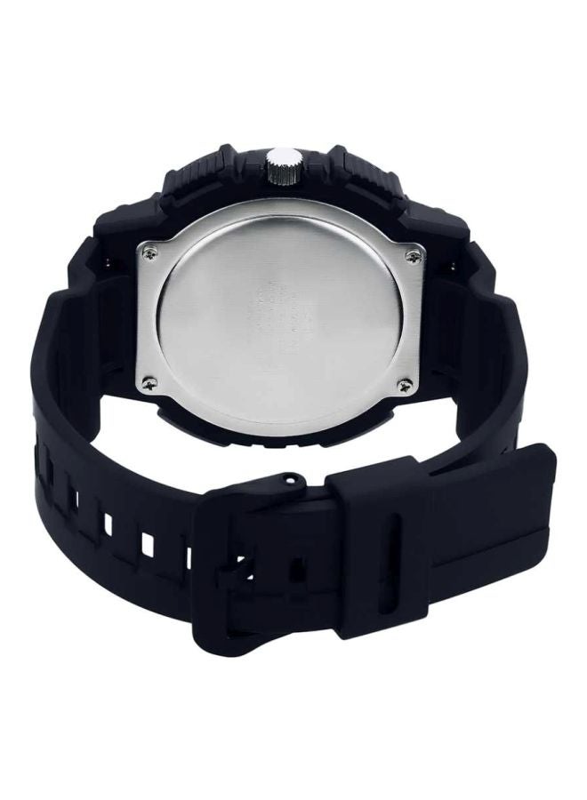 كاسيو ساعة يد كرونوغراف مقاومة للماء من سلسلة يوث طراز MCW-200H-1AVDF - مقاس 56 مم - لون أسود للرجال - Image 2