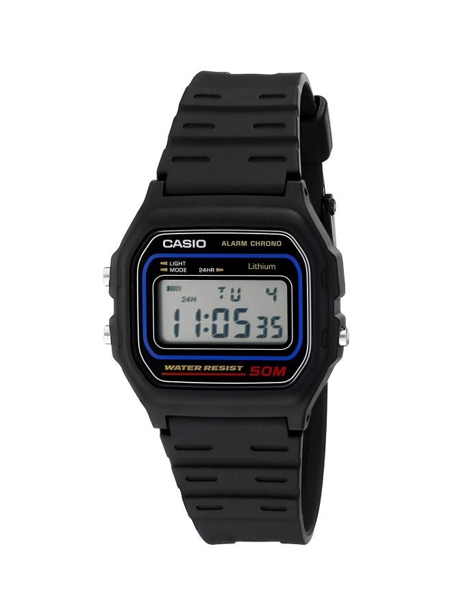 Men's Men's Classic Digital Watch W-59-1VQD - 34 mm - Black