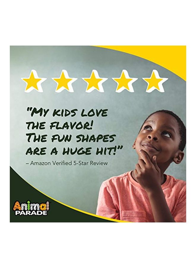 Natures Plus Animal Parade Chewable Digestive Aid - Tropical Fruit Flavour - 90 Chewable - Image 2