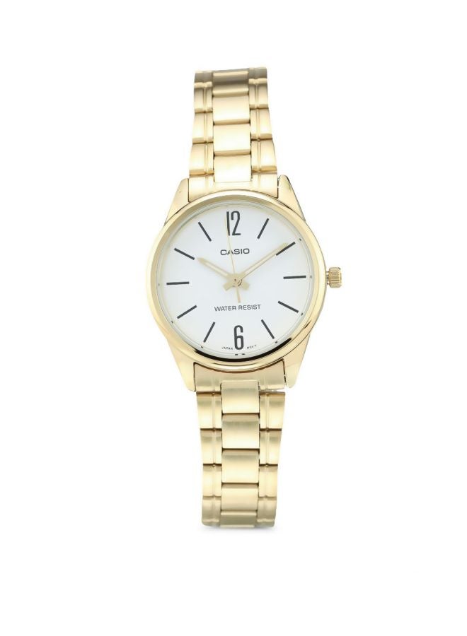 CASIO - Women's Water Resistant Analog Watch  LTP-V005G-7BUDF Gold - Image 1