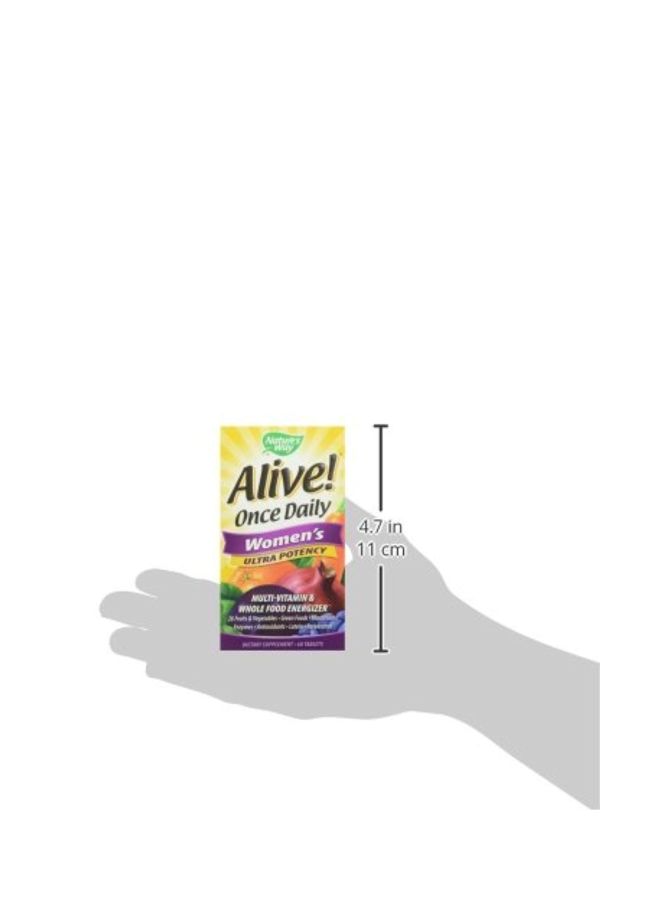 Nature's Way - Alive! Once Daily Multi-Vitamin Supplement - 60 Tablets - Image 1