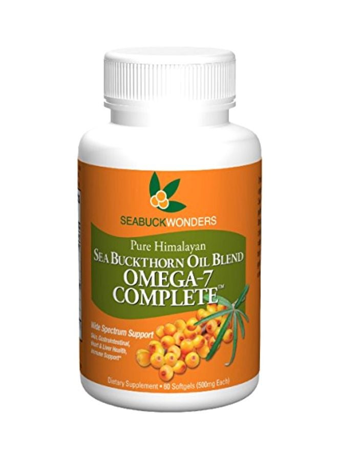 seabuckwonders - Sea Buckthorn Oil Blend With Omega-7 500mg - 60 Softgels - Image 1