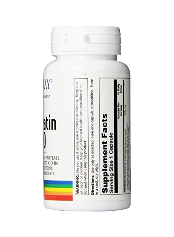 SOLARAY Pancreatin Supplement 1300mg - 90 Caplets - Image 2