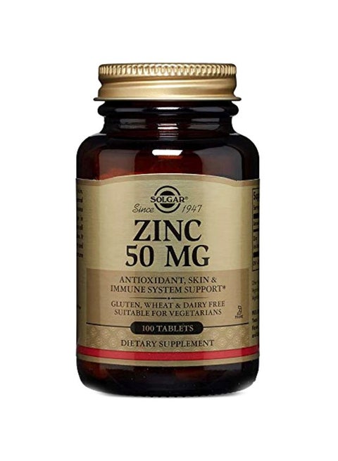 Zinc 50 mg - 100 Tablets