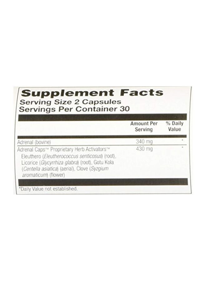 مكمل غذائي أدرينال - 60 كبسولة - Image 2
