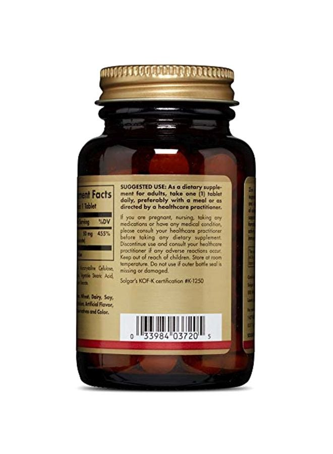 Zinc 50 mg - 100 Tablets