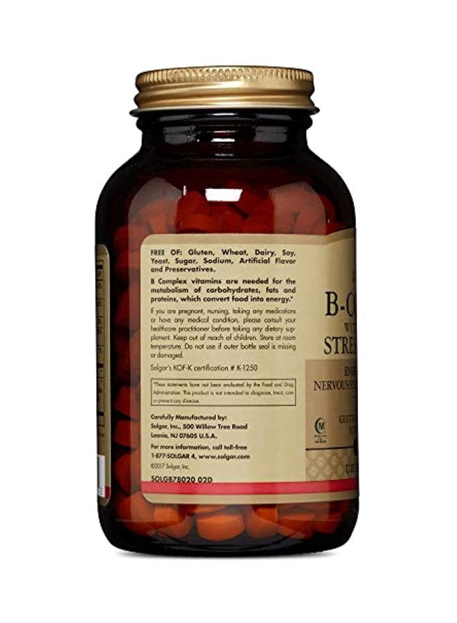 Solgar B-Complex With Vitamin C Stress Formula - 250 Tablets - Image 4