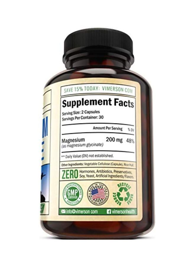 فايمرسون هيلث مكمل بجليسينات الماغنسيوم - 60 كبسولة - Image 2