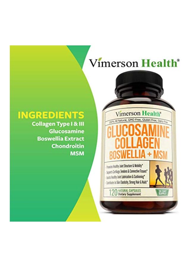 Vimerson Health Glucosamine Collagen Boswellia Dietary Supplement - 120 Capsule - Image 5