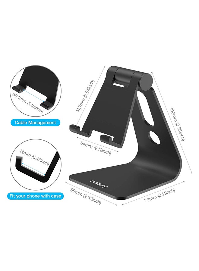 nulaxy Multi Angle Cell Phone Holder Black - Image 4