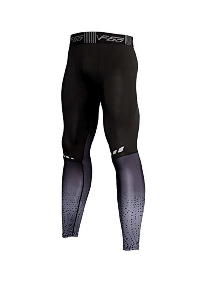 Skinny Fit Tights Black/Grey  - Image 1
