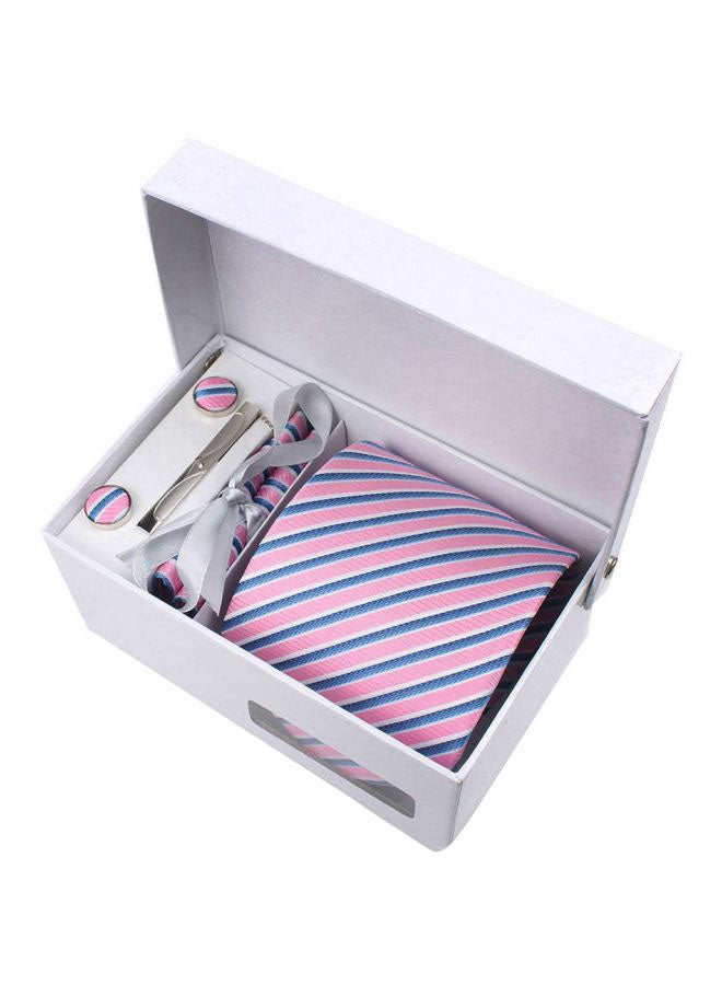 Necktie Gift Set Pink/Blue/White