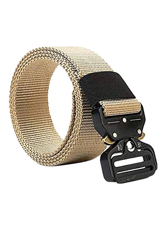 Nylon Belt Beige/Black - Image 2