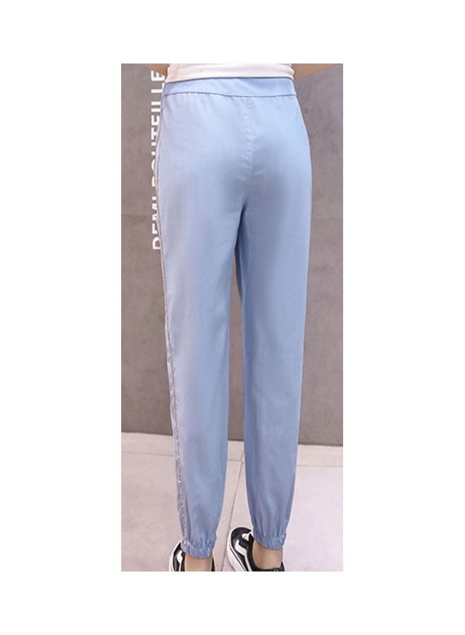 Maternity Harem Jogger Pant Blue - Image 2