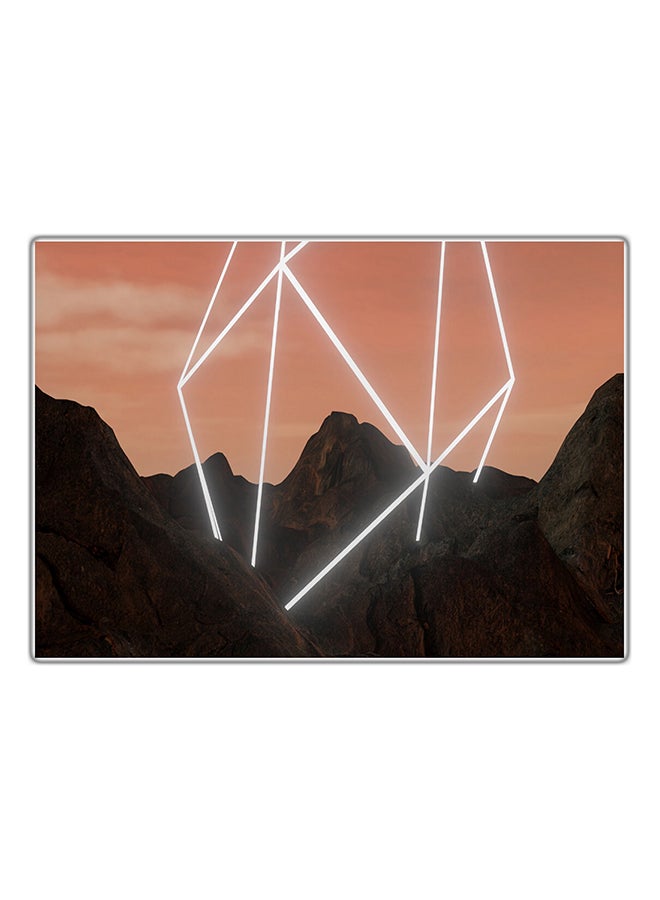 Fast Print Decorative Printed Tableau Painting Multicolour 29.7x21cm