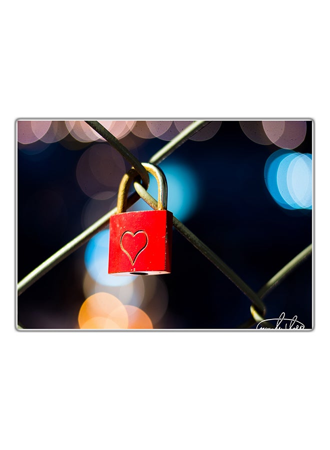 لوحة فنية مطبوعة للزينة متعدد الألوان 29.7x21سم