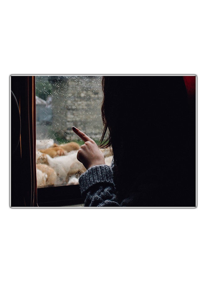 Fast Print Decorative Printed Tableau Painting Multicolour 29.7x21cm